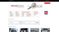 Desktop Screenshot of liberecke-reality.cz